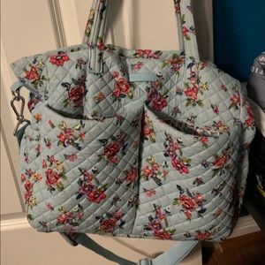 Vera Bradley Diaper Bag Water Bouquet Barely Used